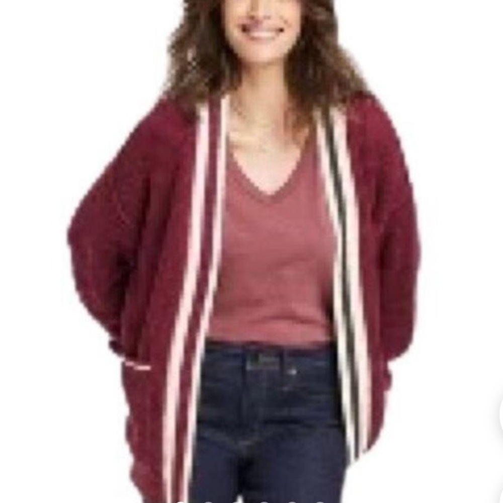 Universal Thread Women's Deep Red Cardigan